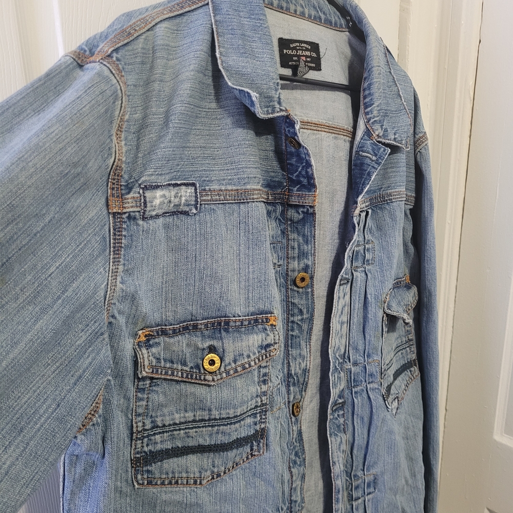 ***THIS ITEM IS SOLD*** Ralph Lauren Polo Jeans Co. Light Blue Denim Jacket
